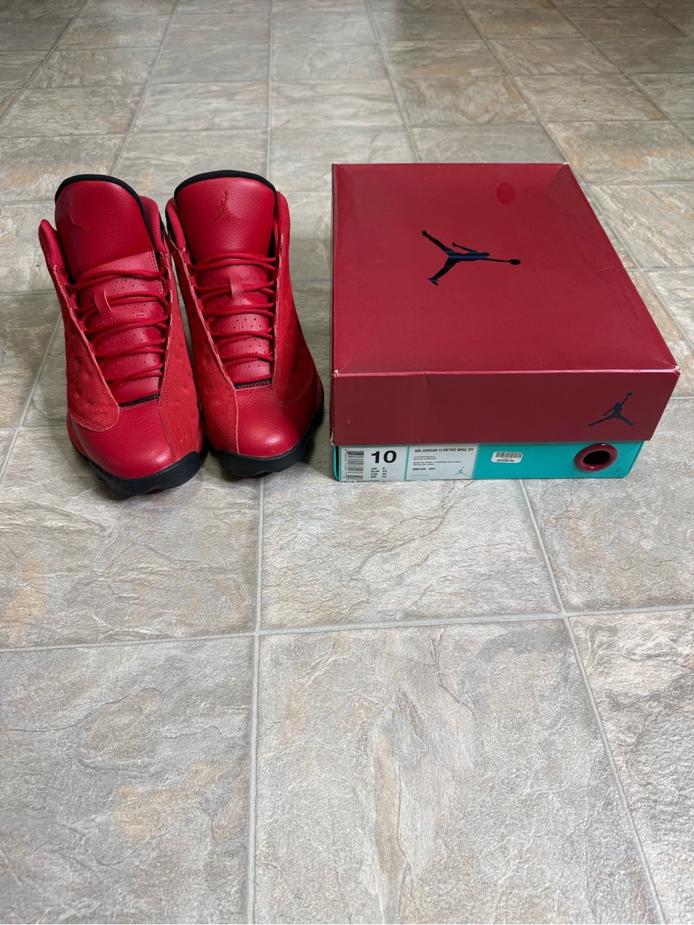 Rare Air Jordan 13 Retro Single Day Men’s Shoe Size 10 Red 888164-601 Preowned